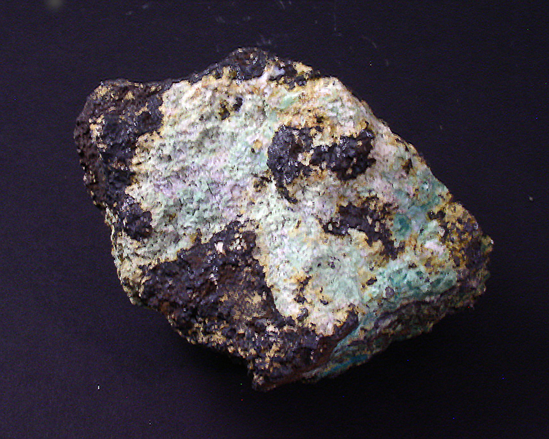 Mineral Specimens - Malachite, Sterling Mine, Ogdensburg, NJ