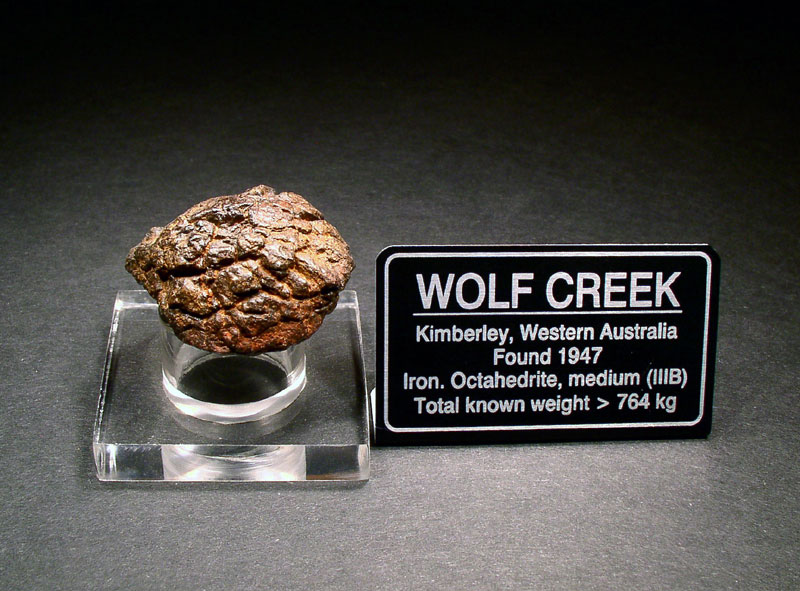 Wolf Creek octahedrite, Kimberley, W. Australia