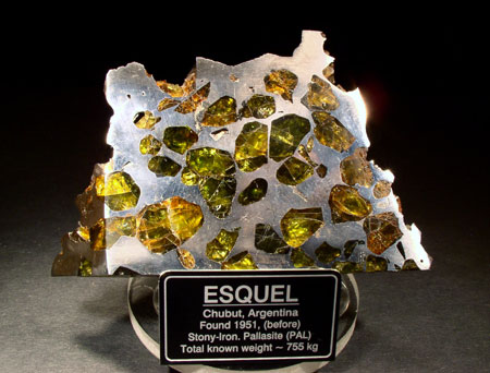 Esquel pallasite, Chubut, Argentina