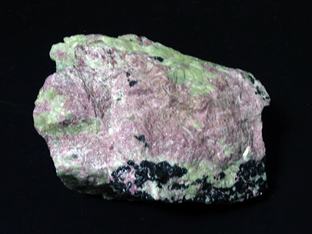 Minerals  - Leucophoenicite in willemite, Franklin, NJ